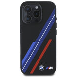BMW Silicone Random Lines MagSafe iPhone 16 Pro Case - sort