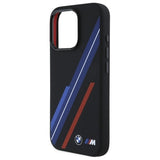 BMW Silicone Random Lines MagSafe iPhone 16 Pro Case - sort