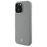 BMW Sign Full Wrapped Metal MagSafe Case til iPhone 16 Pro Max - Grå