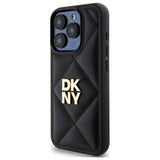 DKNY Quilted Stack Logo iPhone 15 Pro Max Case - sort