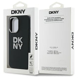 DKNY Liquid Silicone Metal Logo iPhone 16 Case - sort