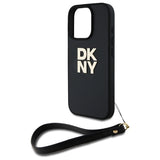 DKNY Wrist Strap Stock Logo iPhone 16 Pro Max Case - sort