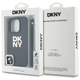 DKNY Wrist Strap Stock Logo iPhone 16 Pro Max Case - sort