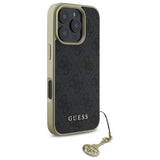 Guess 4G Charms Collection-hylster til iPhone 16 Pro - sort