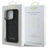 Guess 4G Charms Collection-hylster til iPhone 16 Pro - sort