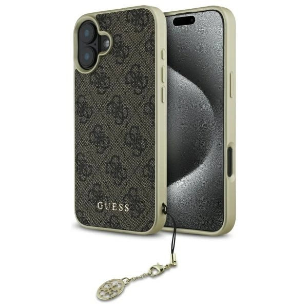 Guess 4G Charms Collection iPhone 16 Plus-hylster - Brunt