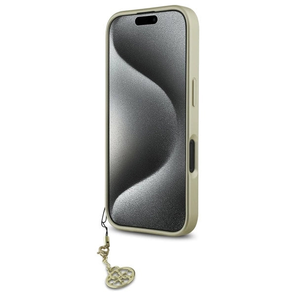 Guess 4G Charms Collection æske til iPhone 16 Plus - sort