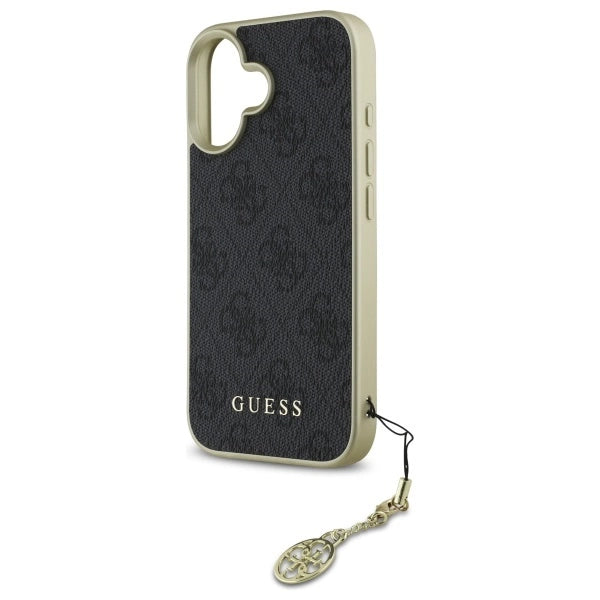 Guess 4G Charms Collection æske til iPhone 16 Plus - sort