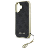 Guess 4G Charms Collection æske til iPhone 16 Plus - sort