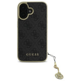 Guess 4G Charms Collection case til iPhone 16 - sort
