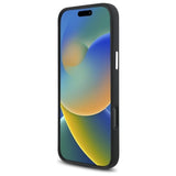 Mercedes Silicone Tonal Logo Wood Pattern MagSafe iPhone 16 Pro Max Case - sort