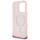 Guess IML Glitter Circle MagSafe-hylster til iPhone 16 Pro Max - pink