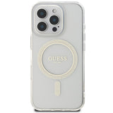 Guess IML Glitter Circle MagSafe Case til iPhone 16 Pro Max - klar