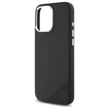 Mercedes MEHMP16L23SUGDK iPhone 16 Pro 6.3" sort/sort hardcase Silicone Tonal Logo Wood Pattern MagSafe