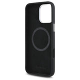 Mercedes MEHMP16L23SUGDK iPhone 16 Pro 6.3" sort/sort hardcase Silicone Tonal Logo Wood Pattern MagSafe