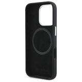 Mercedes MEHMP16L23SUVSK iPhone 16 Pro 6.3" sort/sort hardcase Silikon Vertikal Tonal Stripes MagSafe