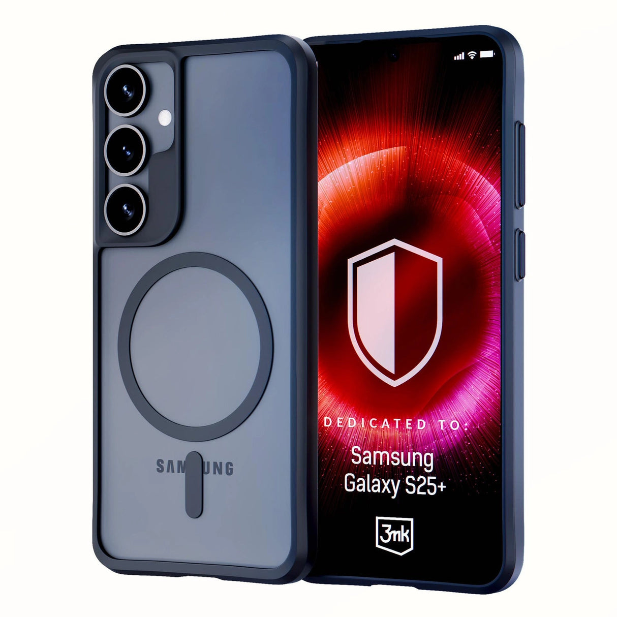 3mk Satin Armor MagCase til Samsung Galaxy S25+ - Gennemsigtig