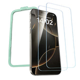 Ugreen SP630 hærdet glas med monteringsramme til iPhone 16 Pro Max (2 st.)