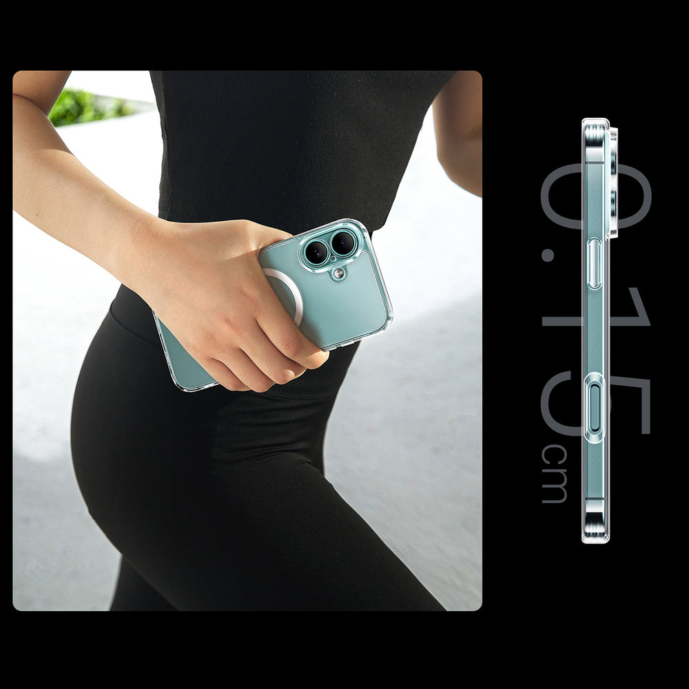 Ugreen Classy Clear Magnetisk Case med MagSafe til iPhone 16 Plus - Clear