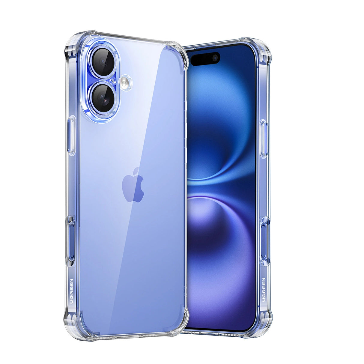 Ugreen Bright Cushion CA101 Case til iPhone 16 Plus - klar