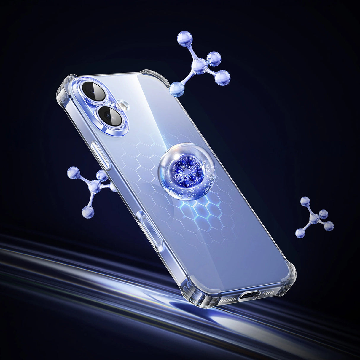 Ugreen Bright Cushion CA101 Case til iPhone 16 Plus - klar