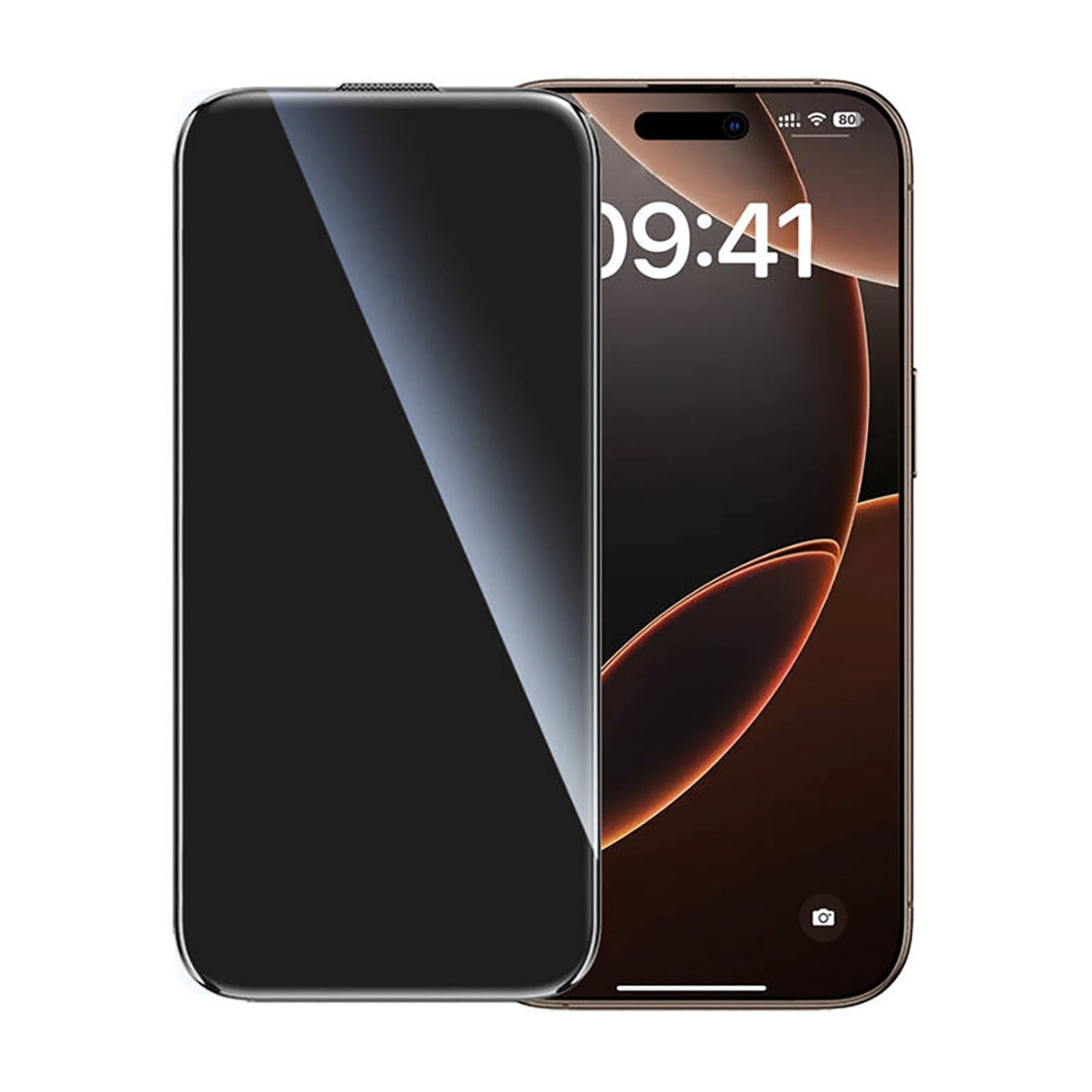 Ugreen Privacy tempereret glas med installationsramme til iPhone 16 Pro Max
