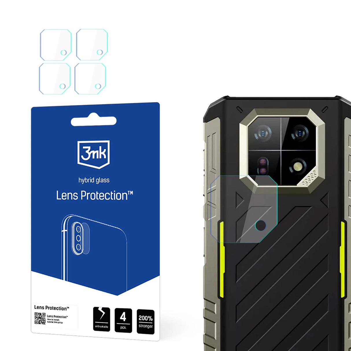 3mk Lens Protection Camera Glass til Ulefone Armor 22