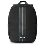 BMW rygsæk BMBP15COMPVSKL 16" sort nylon blå striber