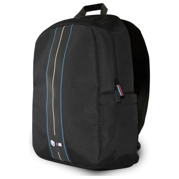BMW rygsæk BMBP15COMPVSKL 16" sort nylon blå striber