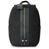 BMW rygsæk BMBP15COMPVSKL 16" sort nylon blå striber