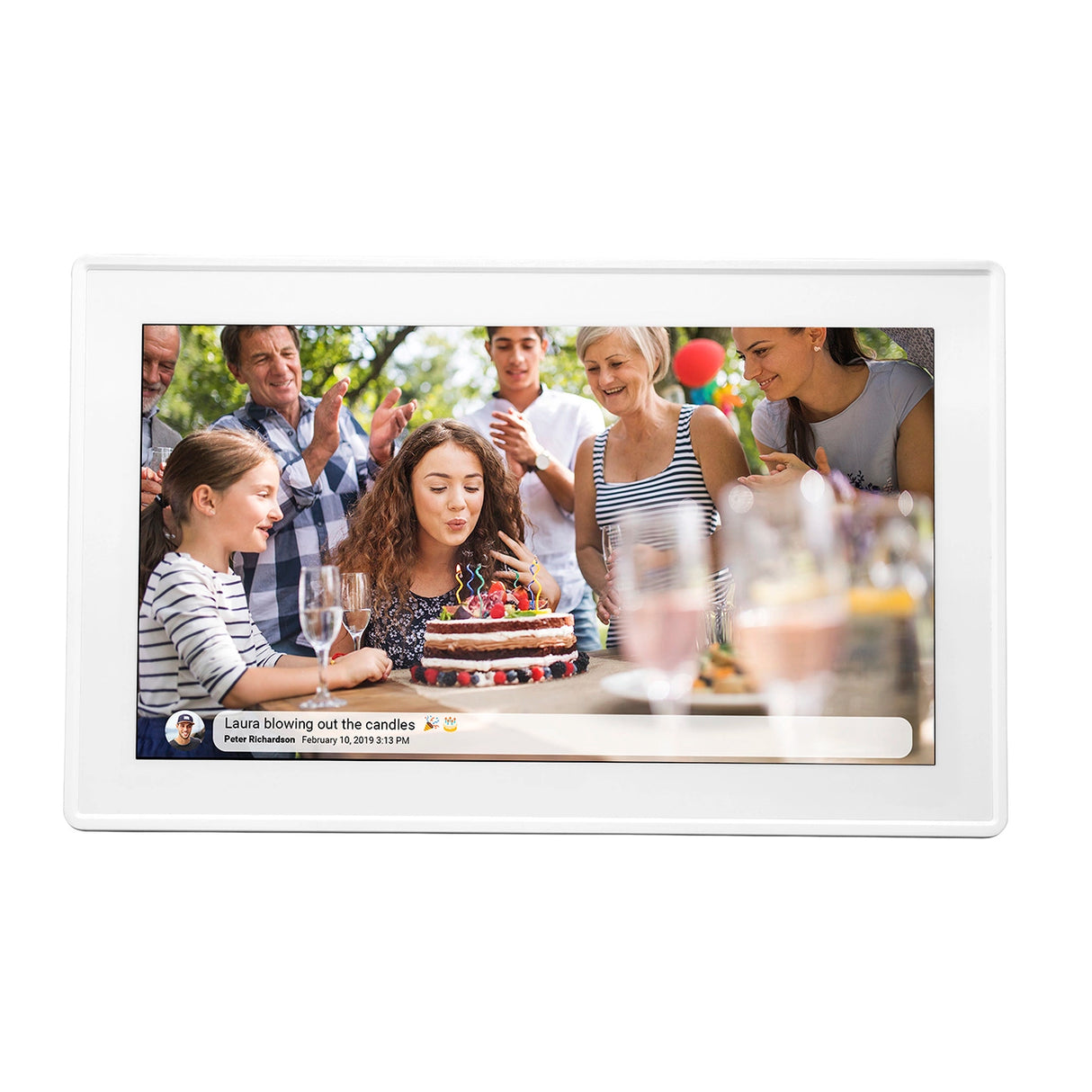 Denver Frame PFF-1515W 15.6" Digitalt ramme - hvidt