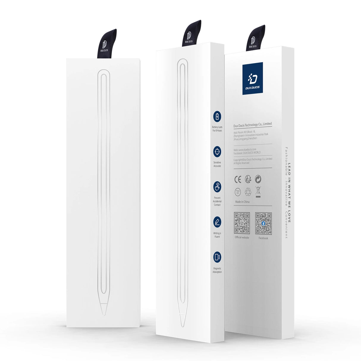 Dux Ducis Stylus Pen SP-02 til Apple iPad - hvid