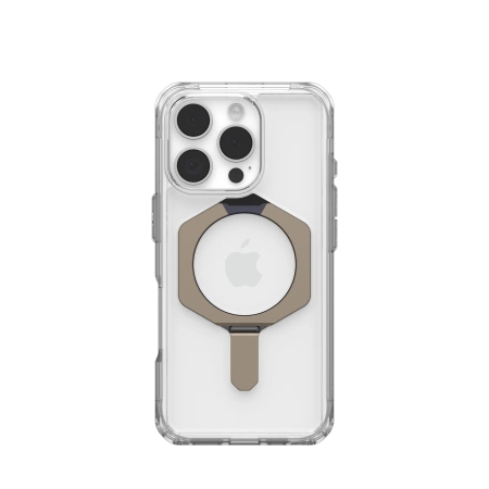 UAG Plyo XTE Magsafe-hylster til iPhone 16 Pro - gennemsigtigt titanium