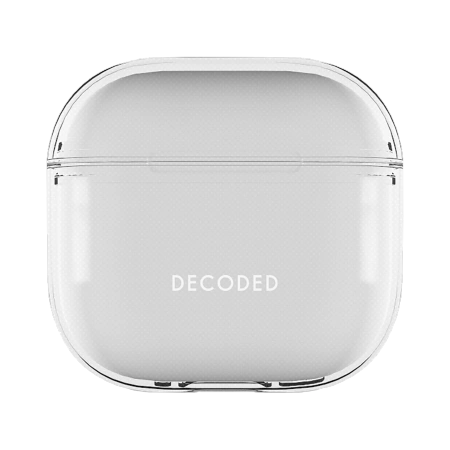 Dekoderet silikone Aircase til AirPods 4 - Transparent