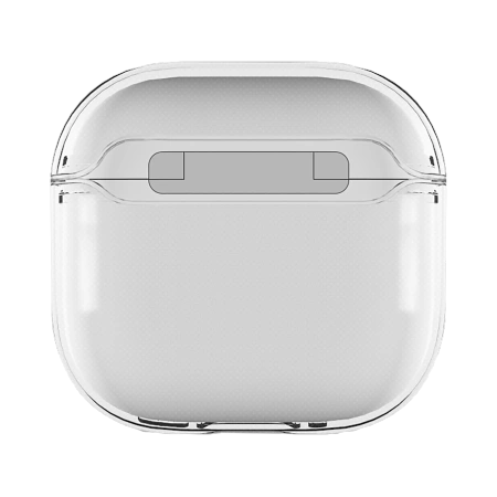 Dekoderet silikone Aircase til AirPods 4 - Transparent