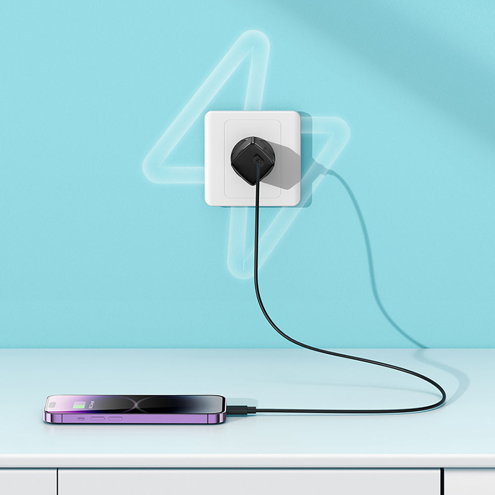 Baseus Cube Pro 30W USB-C Wall Charger - sort