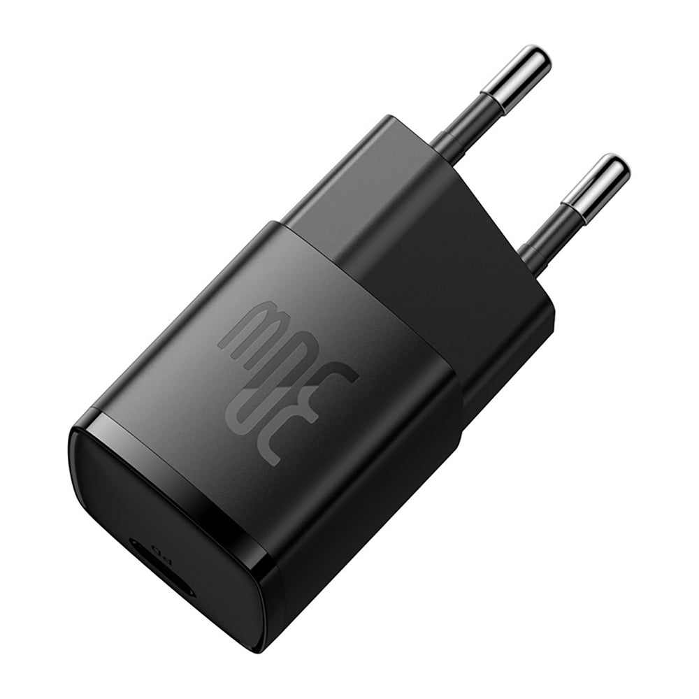 Baseus Cube Pro 30W USB-C Wall Charger - sort