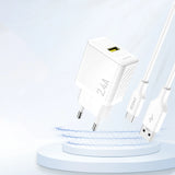 Dudao A23 2.4A USB-A oplader - hvid