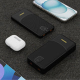 Powerbank Dudao K10 10000mAh 2.4A 2 x USB-A - sort