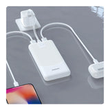 Powerbank Dudao K10Pro 2.4A 20000mAh 2 x USB-A - hvid