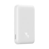 Baseus Magnetic Mini Air PPCXM06A 6000mAh 20W Power Bank med Simple Series USB-C-kabel - hvid