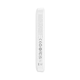 Baseus Magnetic Mini Air PPCXM06A 6000mAh 20W Power Bank med Simple Series USB-C-kabel - hvid