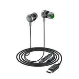 Acefast L5 Wired In-Ear Headphones USB-C 1.2m - sort