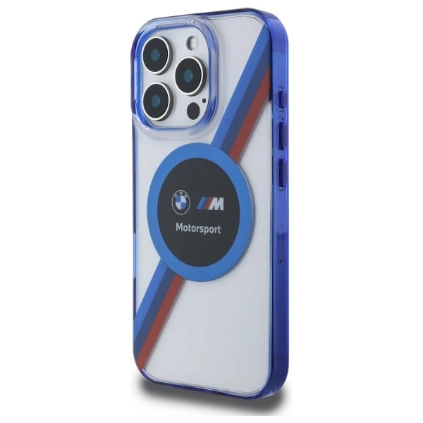 BMW BMHMP16X23HTPUT iPhone 16 Pro Max 6.9" gennemsigtig hardcase Motosport IML Circle MagSafe
