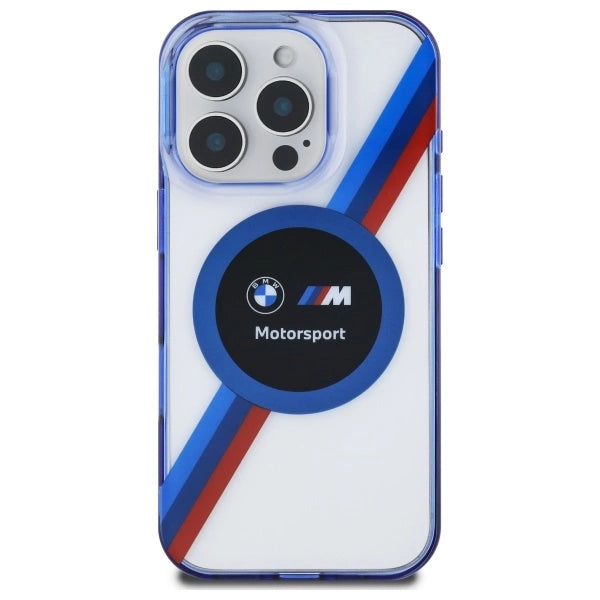 BMW BMHMP16X23HTPUT iPhone 16 Pro Max 6.9" gennemsigtig hardcase Motosport IML Circle MagSafe