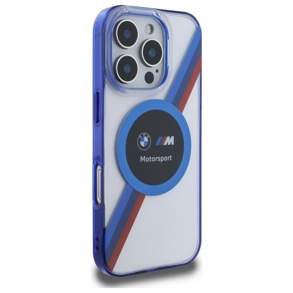 BMW BMHMP16X23HTPUT iPhone 16 Pro Max 6.9" gennemsigtig hardcase Motosport IML Circle MagSafe