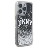 DKNY DKHCP16LLBNAEK iPhone 16 Pro 6.3" sort/sort hardcase Liquid Glitter Arch Logo