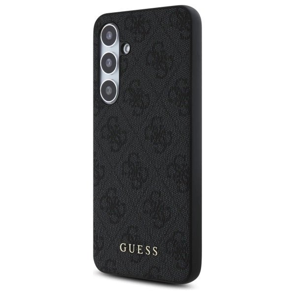 Guess GUHCS24FEG4GFGR S24 FE S721 grå/grå hardcase 4G Metal Gold Logo
