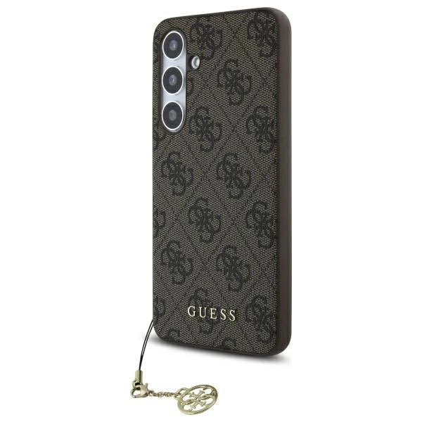 Guess GUHCS24FEGF4GBR S24 FE S721 brun/brun hardcase 4G Charms Collection