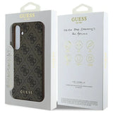 Guess GUHCS24FEGF4GBR S24 FE S721 brun/brun hardcase 4G Charms Collection